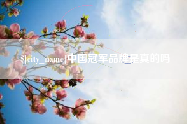 涉县中国冠军品牌是真的吗