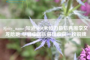 涉县短道5000米接力最后两圈李文龙陪跑-尽管中国队最终收获一枚铜牌