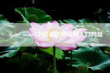 涉县中国消防网官网入口网址