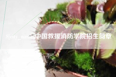 涉县中国救援消防学院招生简章