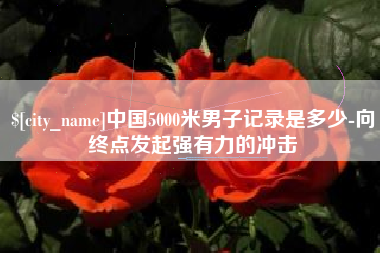 涉县中国5000米男子记录是多少-向终点发起强有力的冲击