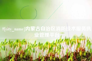 涉县内蒙古自治区消防技术服务执业管理平台