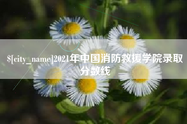 涉县2021年中国消防救援学院录取分数线