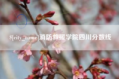 涉县消防救援学院四川分数线