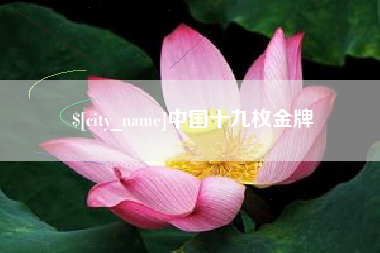 涉县中国十九枚金牌