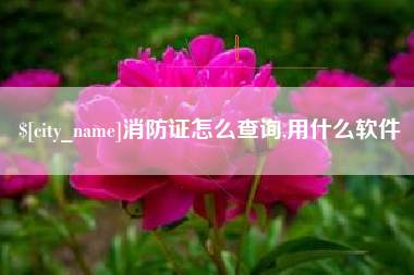 涉县消防证怎么查询,用什么软件