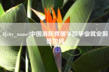 涉县中国消防救援学院毕业就业前景如何