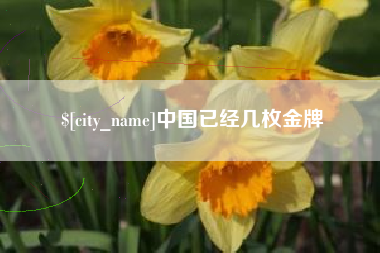涉县中国已经几枚金牌