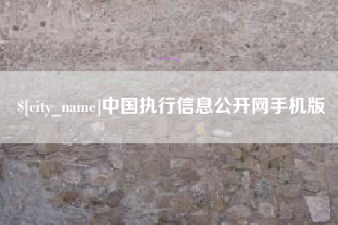 涉县中国执行信息公开网手机版