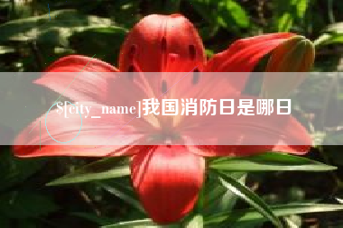 涉县我国消防日是哪日