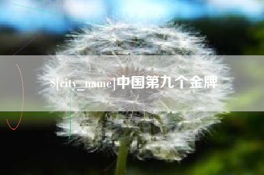 涉县中国第九个金牌
