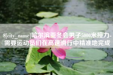 涉县哈尔滨亚冬会男子5000米接力-需要运动员们在高速滑行中精准地完成