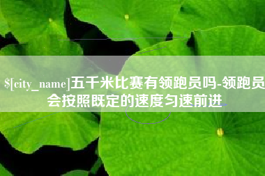 涉县五千米比赛有领跑员吗-领跑员会按照既定的速度匀速前进