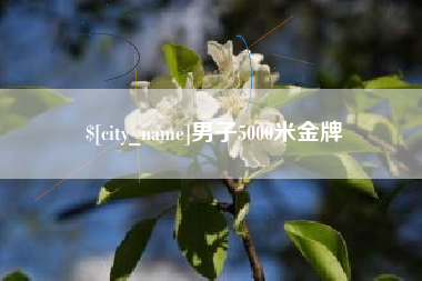 涉县男子5000米金牌