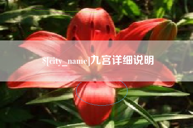 涉县九宫详细说明