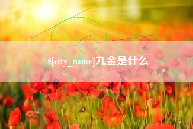 涉县九金是什么