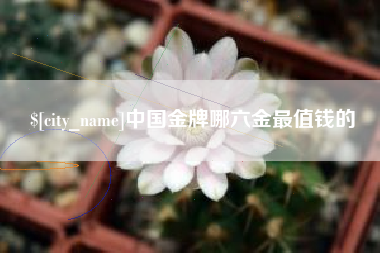 涉县中国金牌哪六金最值钱的