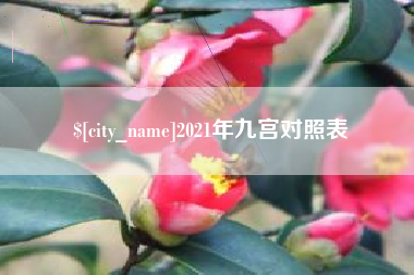 涉县2021年九宫对照表