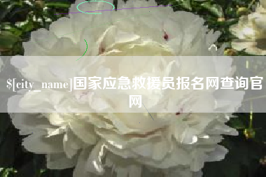 涉县国家应急救援员报名网查询官网