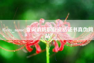 涉县查询消防职业资格证书真伪网站