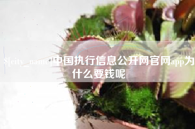 涉县中国执行信息公开网官网app为什么要钱呢