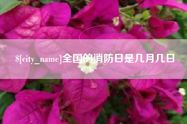涉县全国的消防日是几月几日