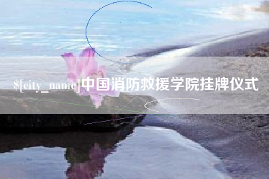 涉县中国消防救援学院挂牌仪式