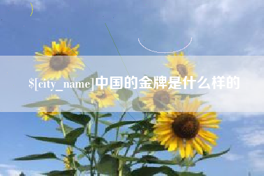 涉县中国的金牌是什么样的