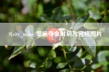 涉县奥运夺金时刻九宫格图片
